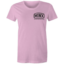 Load image into Gallery viewer, Minx Custom Motorcycles - Women's Maple Tee