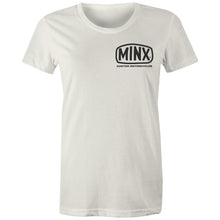 Load image into Gallery viewer, Minx Custom Motorcycles - Women's Maple Tee