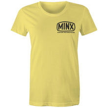 Load image into Gallery viewer, Minx Custom Motorcycles - Women's Maple Tee