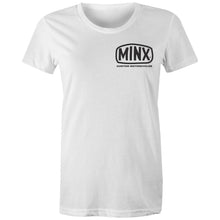 Load image into Gallery viewer, Minx Custom Motorcycles - Women's Maple Tee