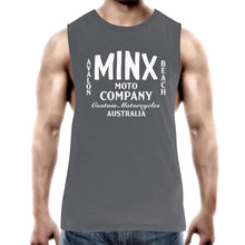 Load image into Gallery viewer, Minx Customs - Mens Tank Top Tee. Our latest in house designed tee. Printed in Australia.