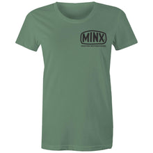Load image into Gallery viewer, Minx Custom Motorcycles - Women's Maple Tee