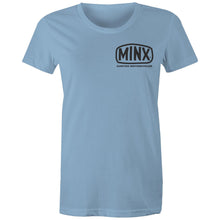 Load image into Gallery viewer, Minx Custom Motorcycles - Women's Maple Tee