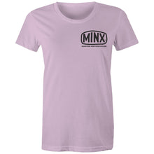 Load image into Gallery viewer, Minx Custom Motorcycles - Women's Maple Tee