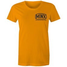 Load image into Gallery viewer, Minx Custom Motorcycles - Women's Maple Tee
