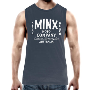Minx Customs - Mens Tank Top Tee. Our latest in house designed tee. Printed in Australia.