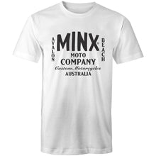 Load image into Gallery viewer, Minx Customs - Mens T-shirt. Our latest in house designed tee. Printed in Australia. Regular fit with crew neck.
