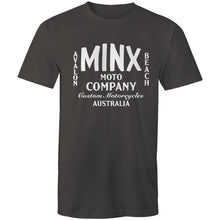 Load image into Gallery viewer, Minx Customs Mens T-Shirt. Our latest in house designed tee. Printed in Australia. Regular fit with crew neck.